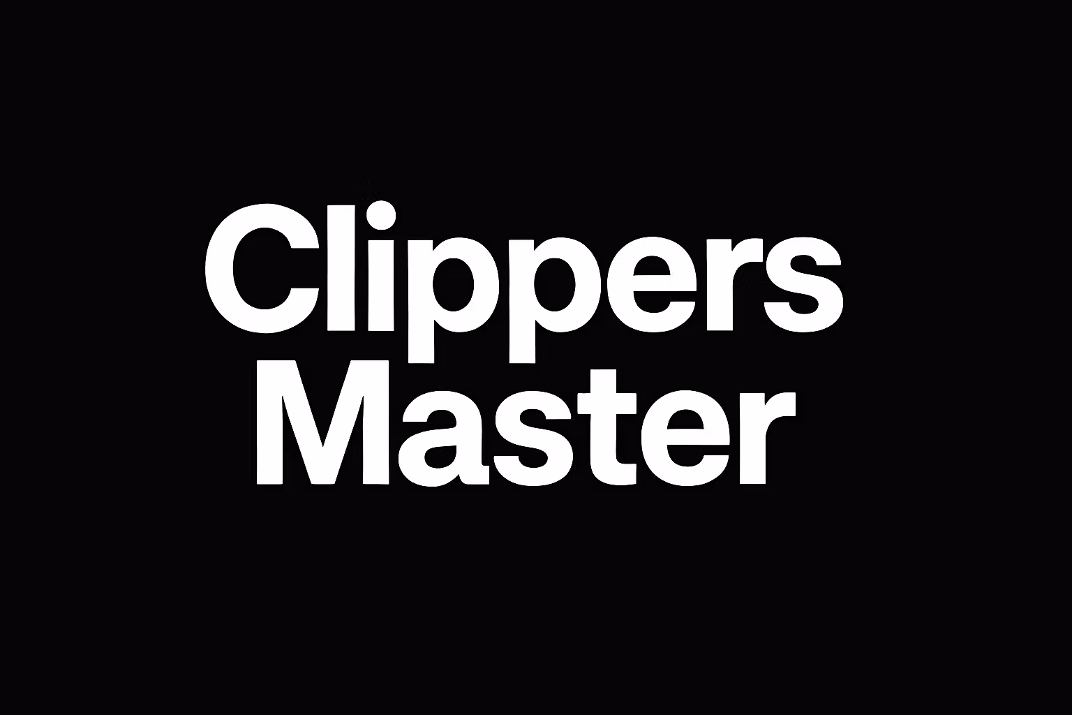 Clippers Master