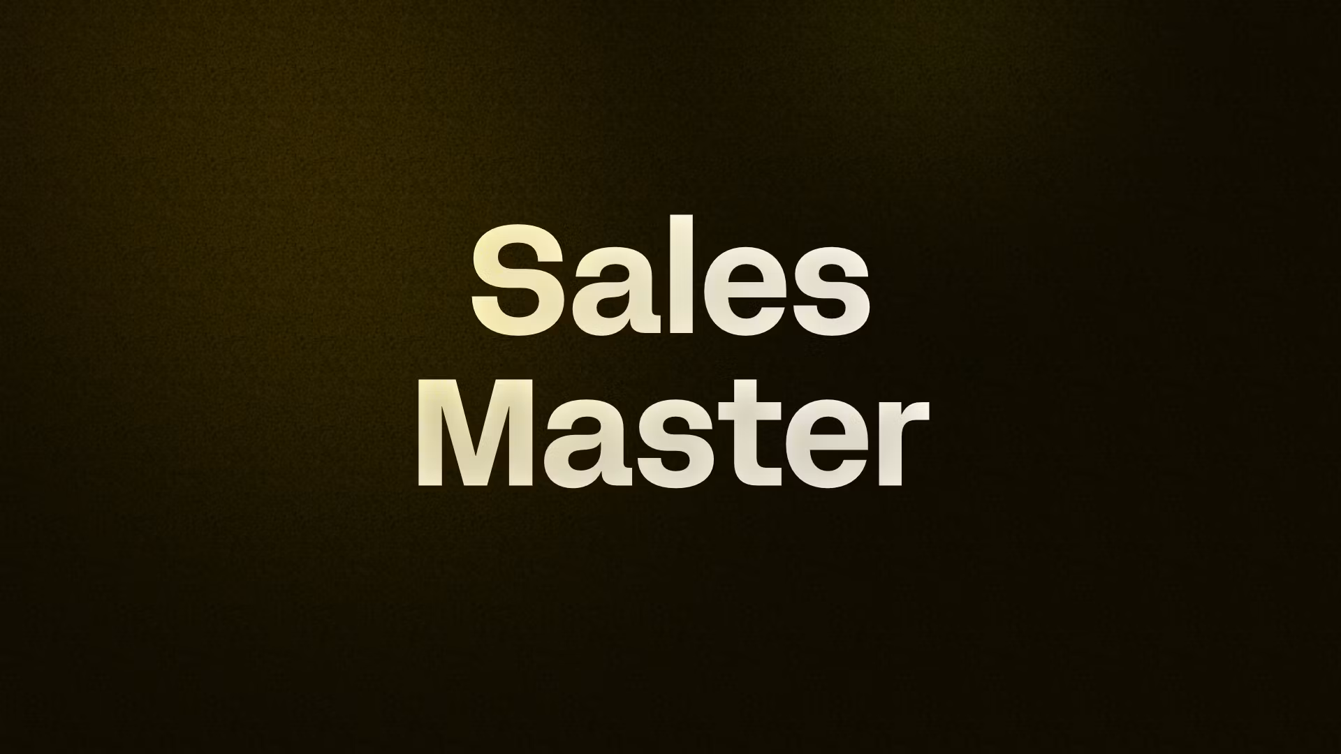 Sales Master