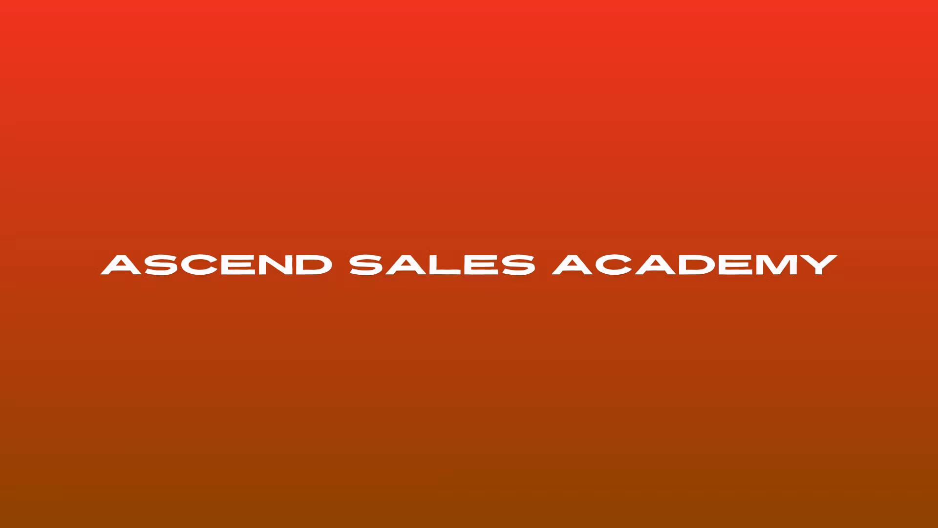 Ascend Sales Academy