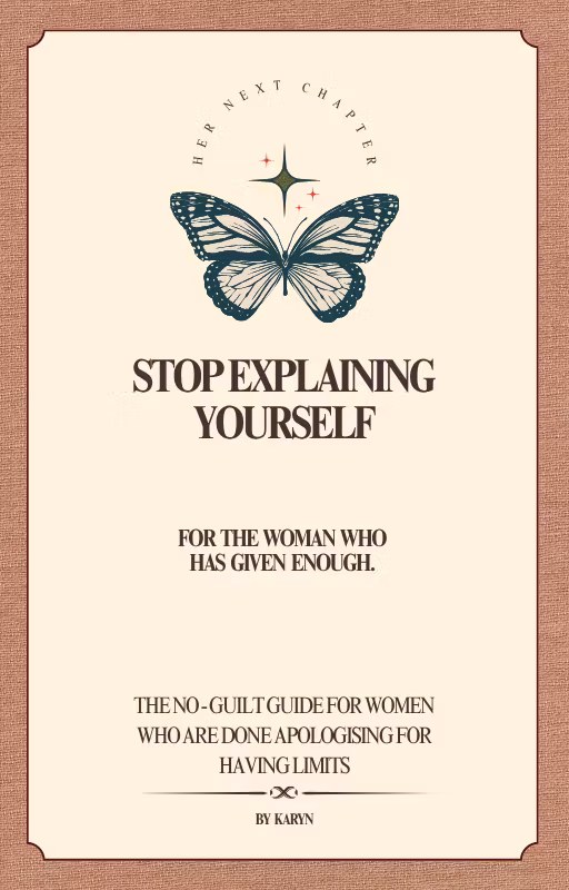 Stop Explaining Yourself