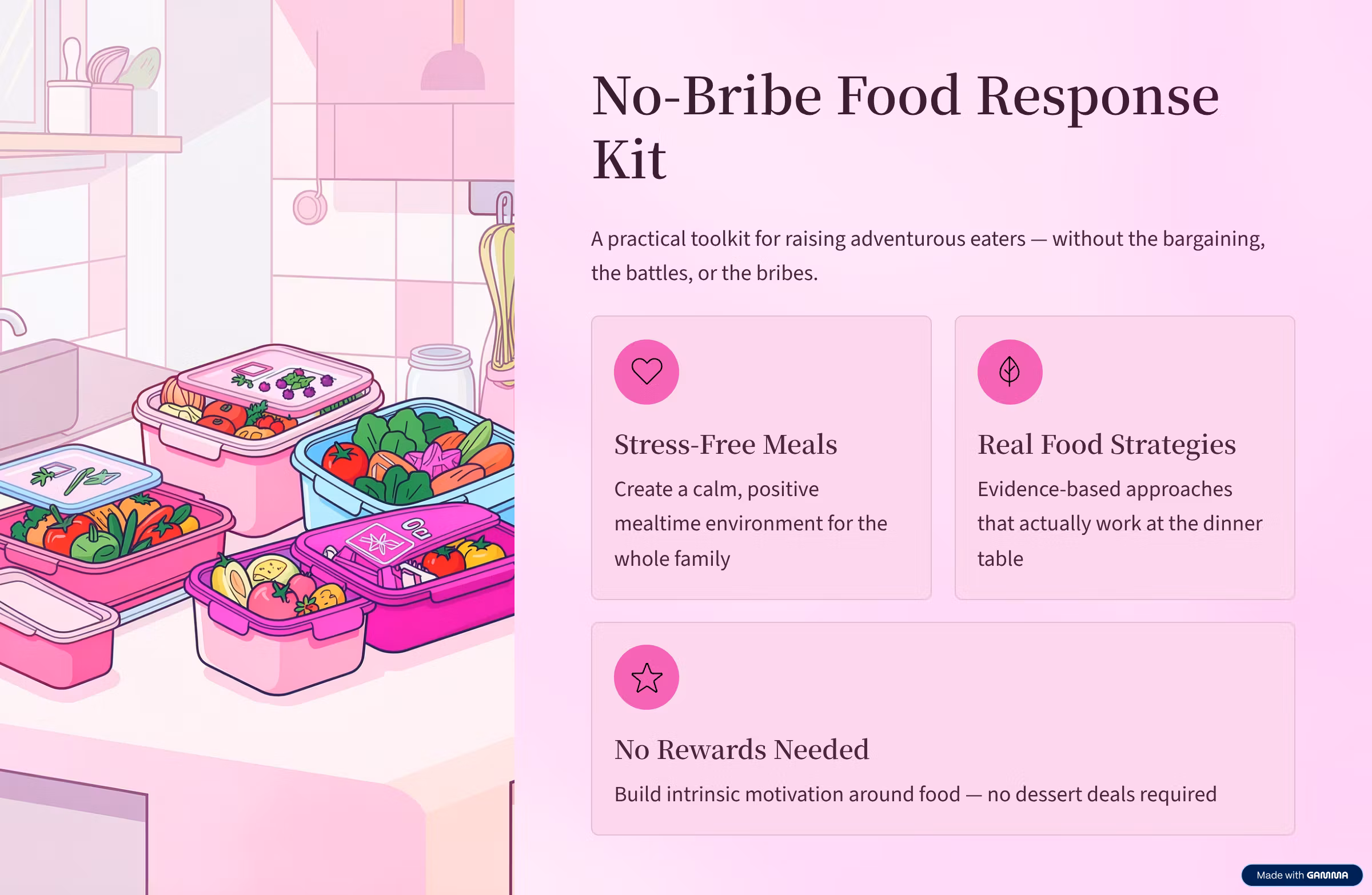 No-Bribe Food Response Kit
