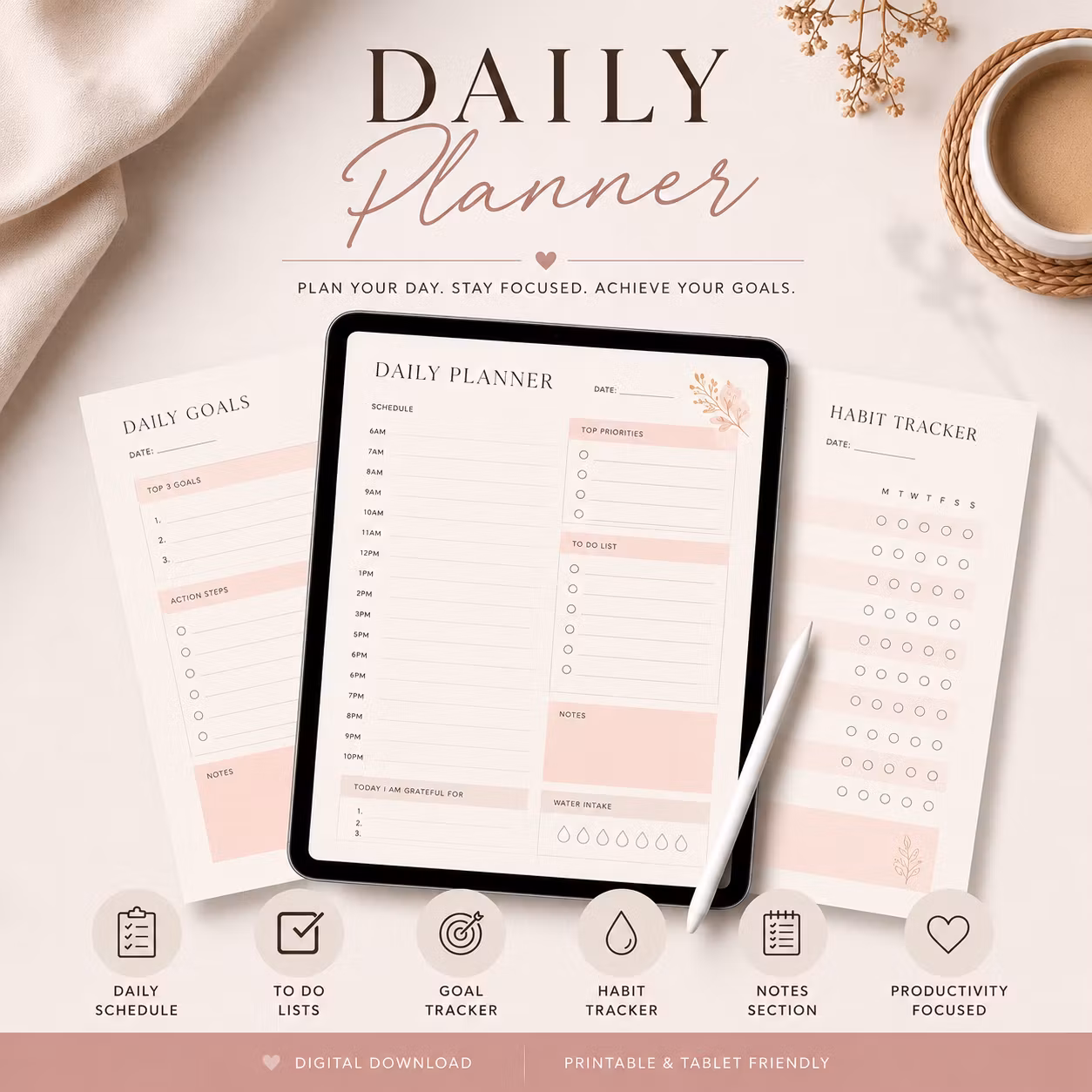 Daily Personal Planner Templates
