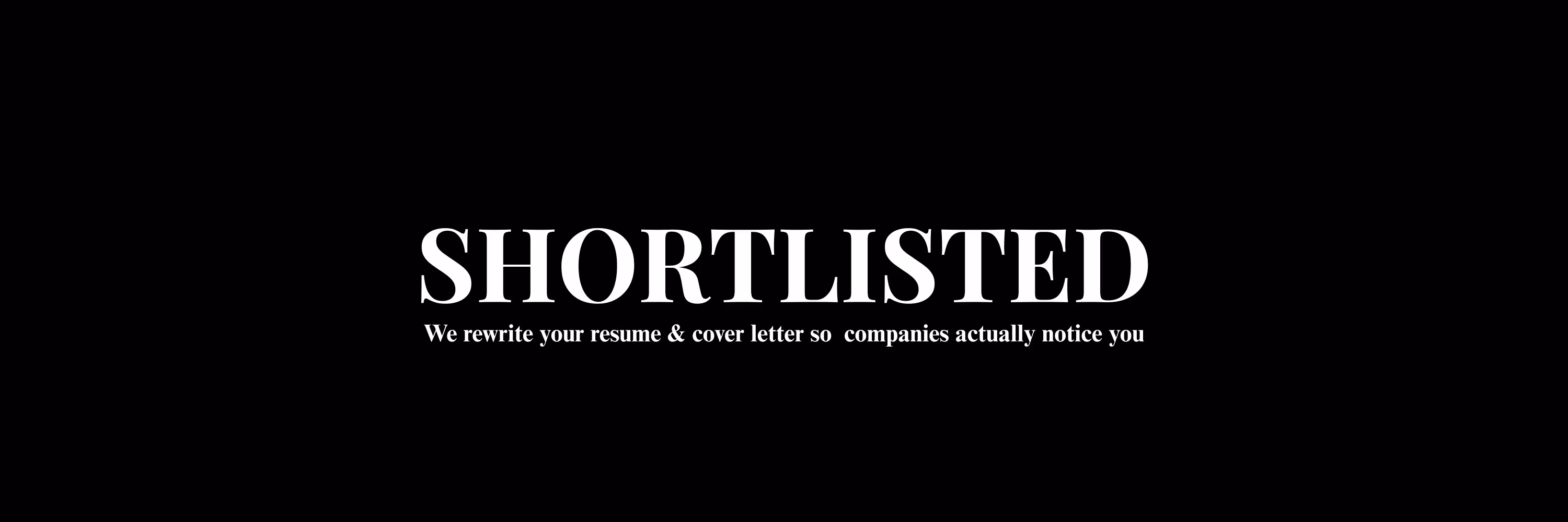 Shortlisted