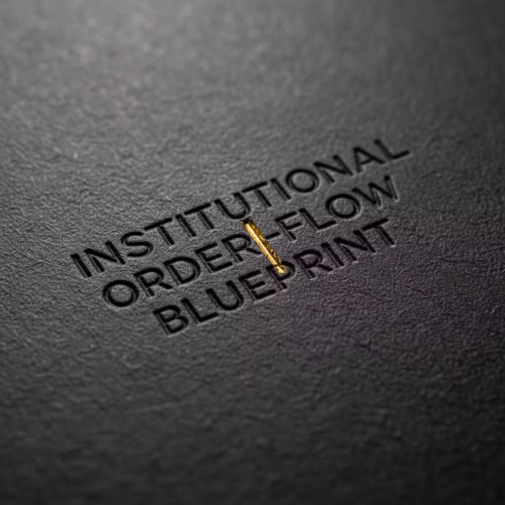Institutional Order-Flow Blueprint