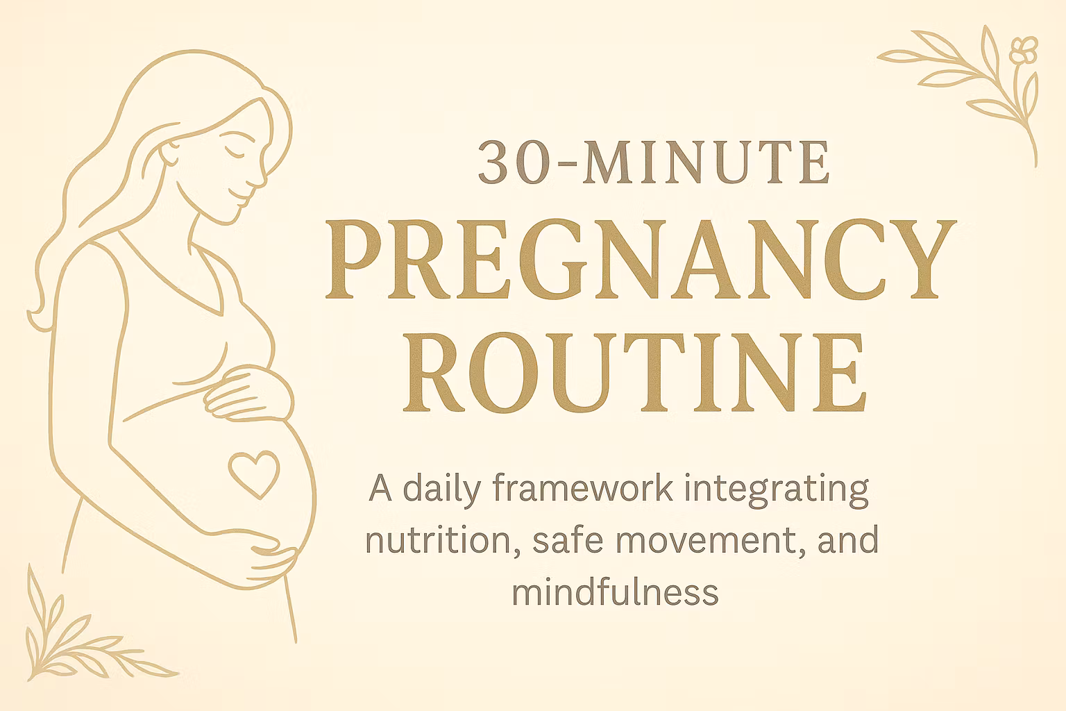 30 Minute Pregnancy Routine