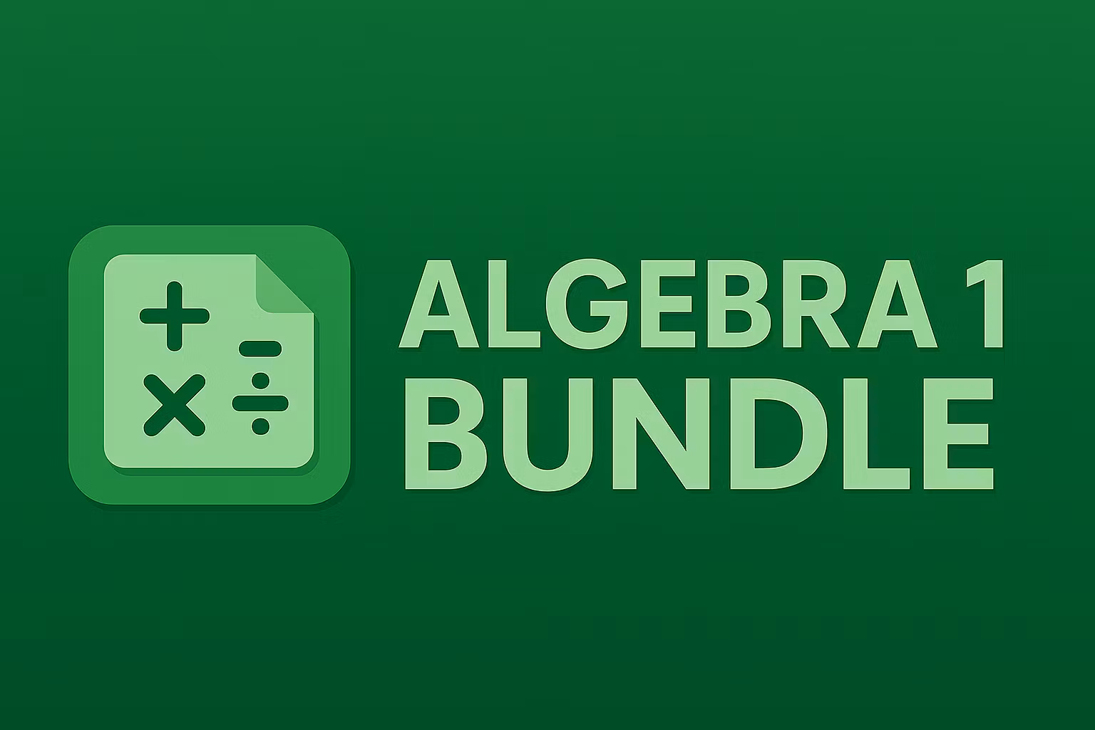 Next-Gen Math Algebra 1 Bundle