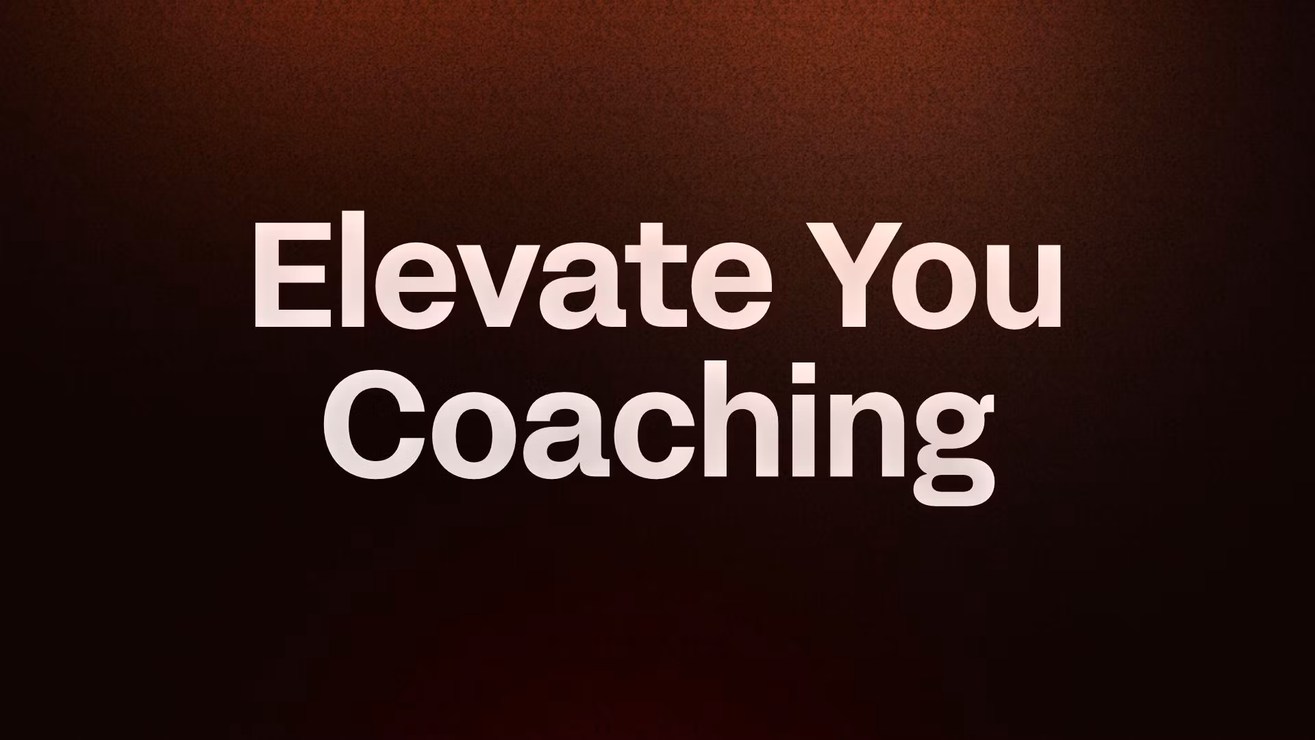 Elevate You Coaching