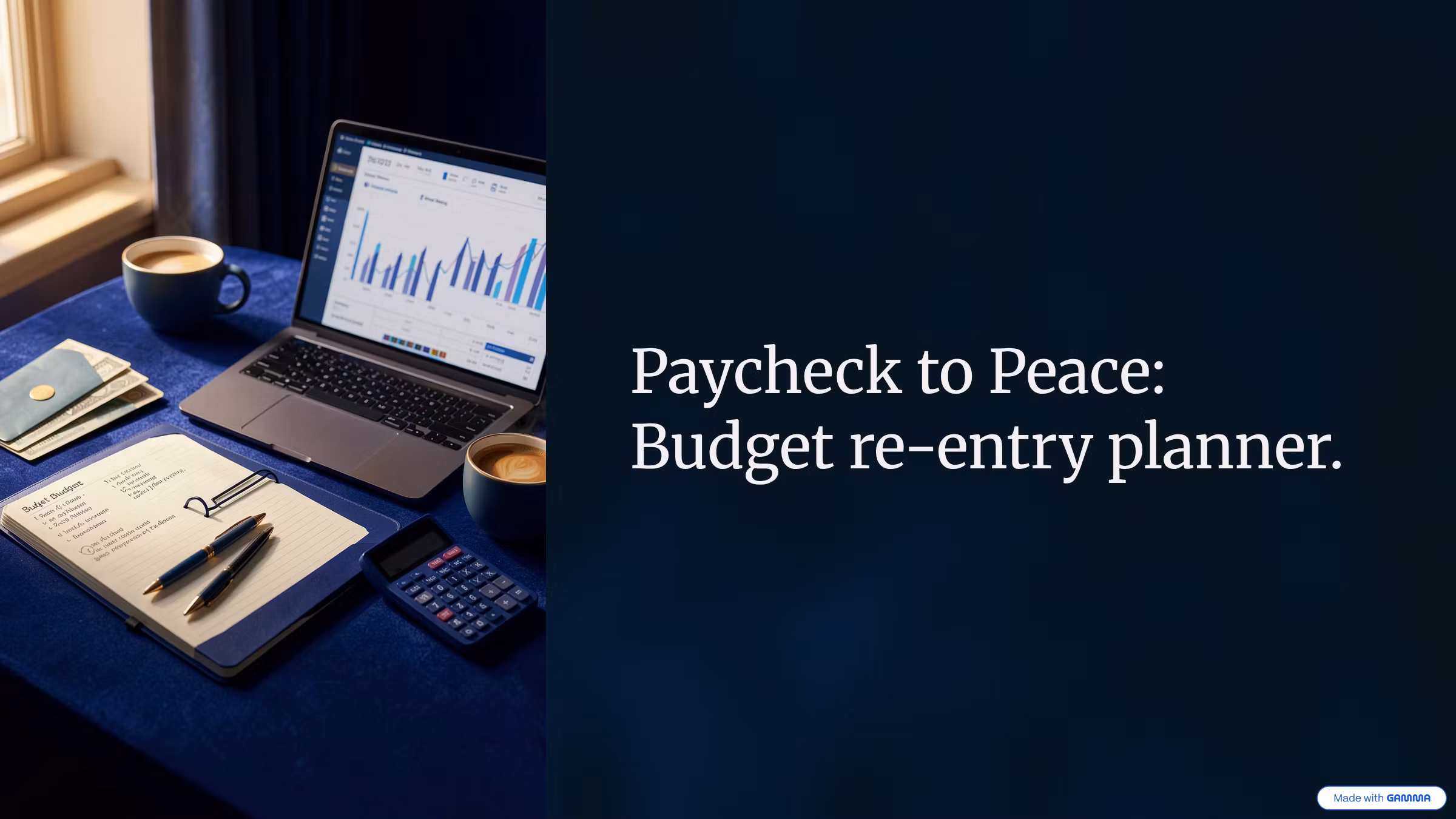 Paycheck to peace: budget planner 