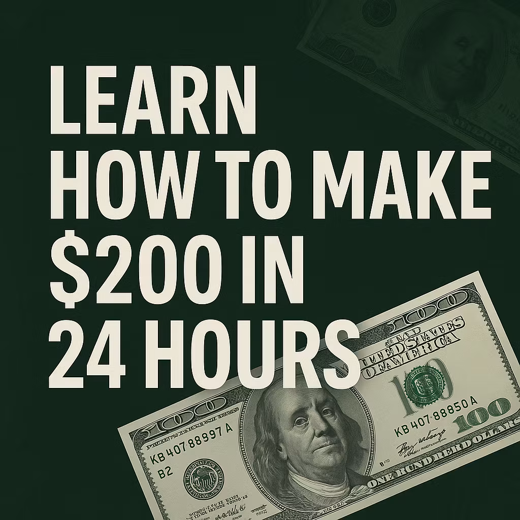 make 200$ in 24 hours