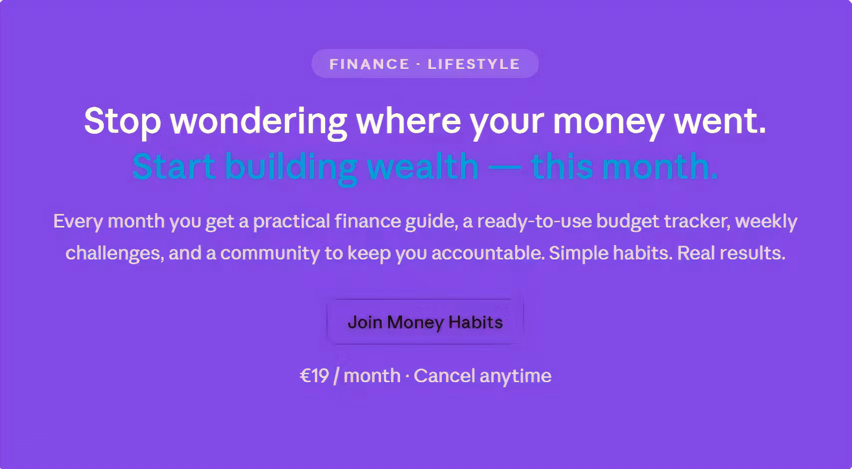 Money Habits
