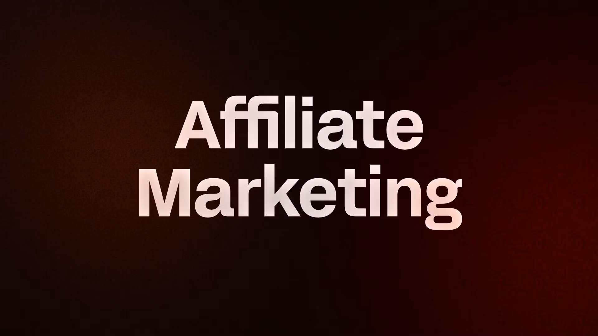 Affiliate Marketing