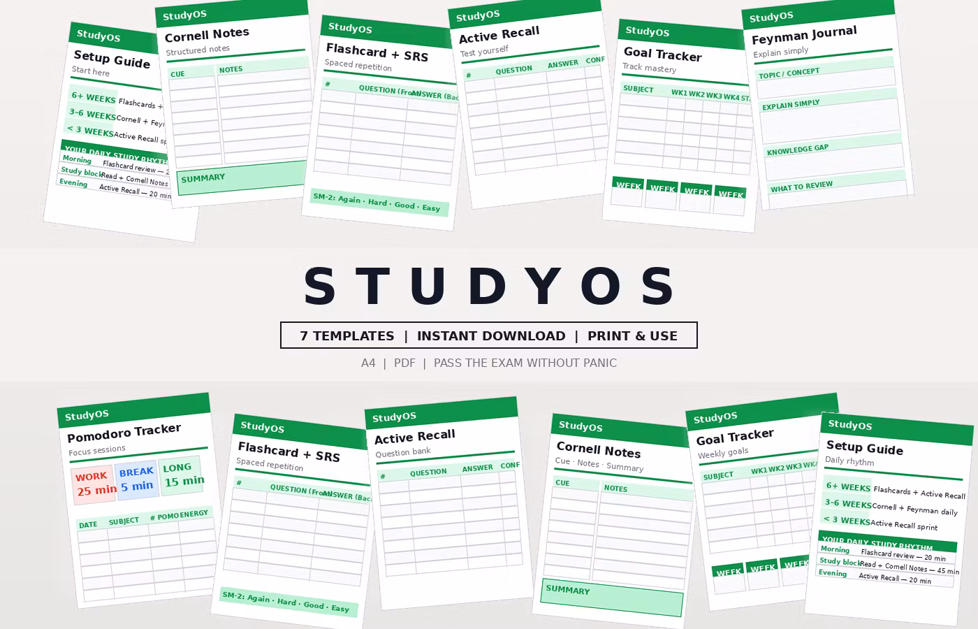 StudyOS — The All-in-One Exam Study Toolkit