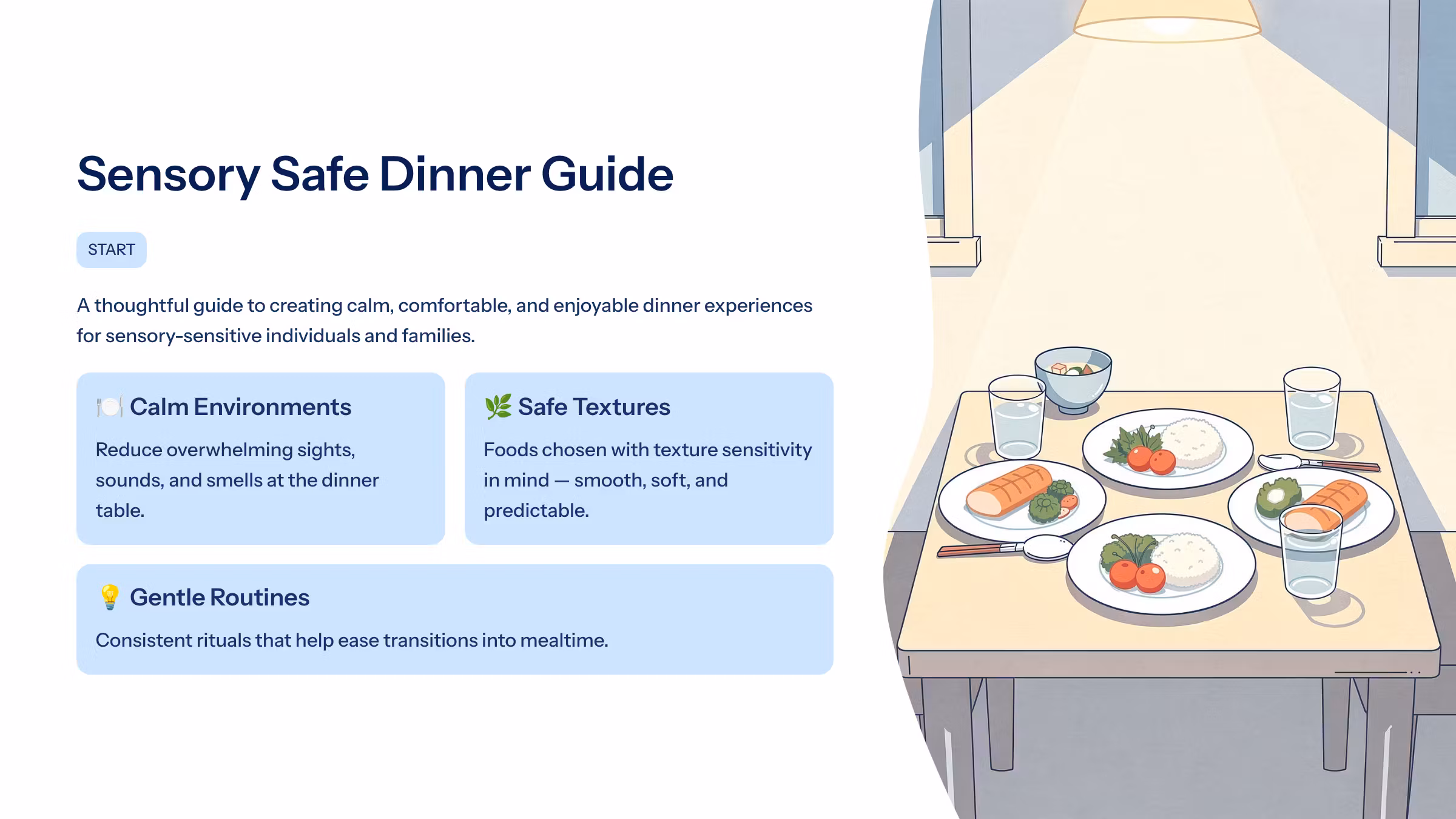 Sensory Safe Dinner Guide