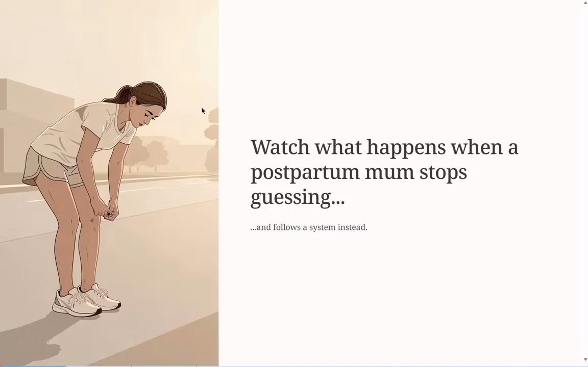 Postpartum Return To Running Guide