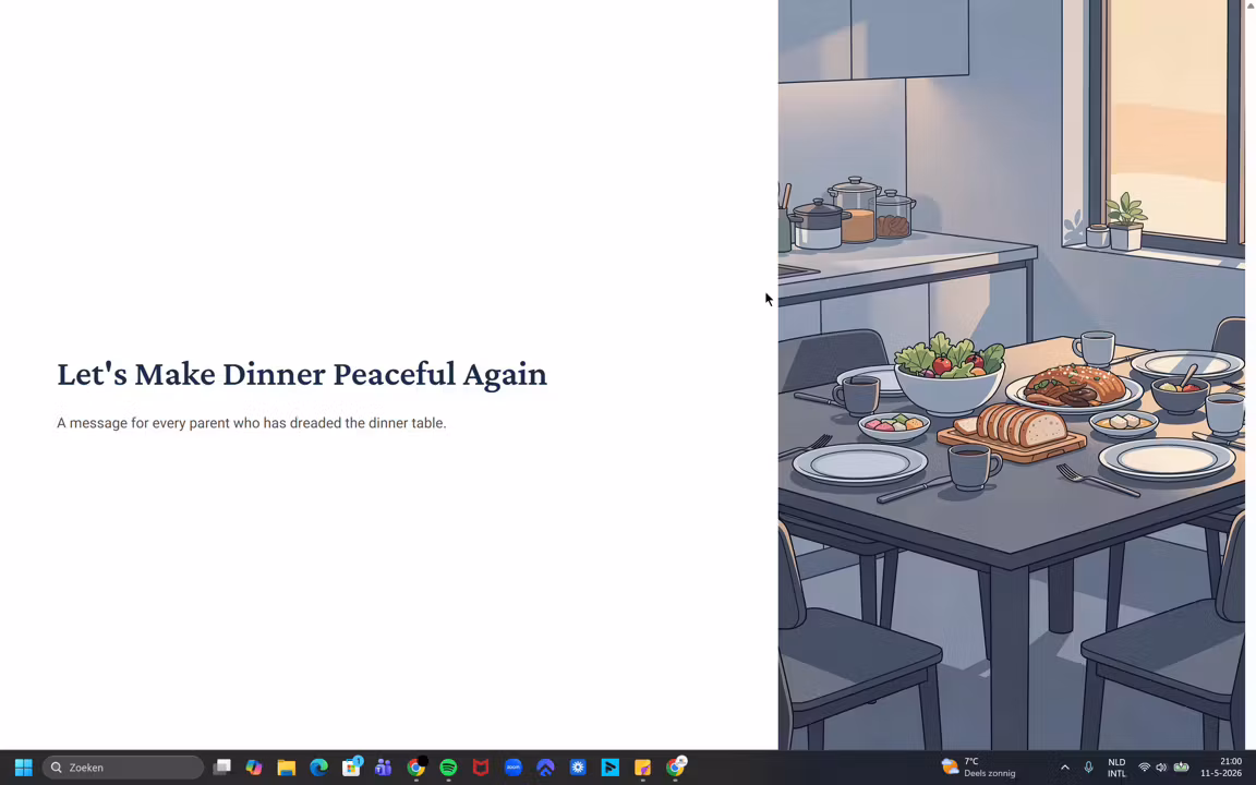 Sensory Safe Dinner Guide