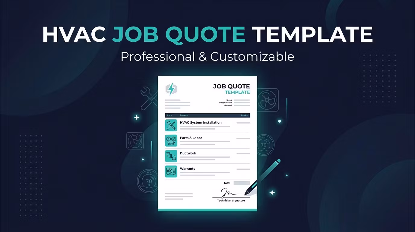 HVAC Job Quote Template