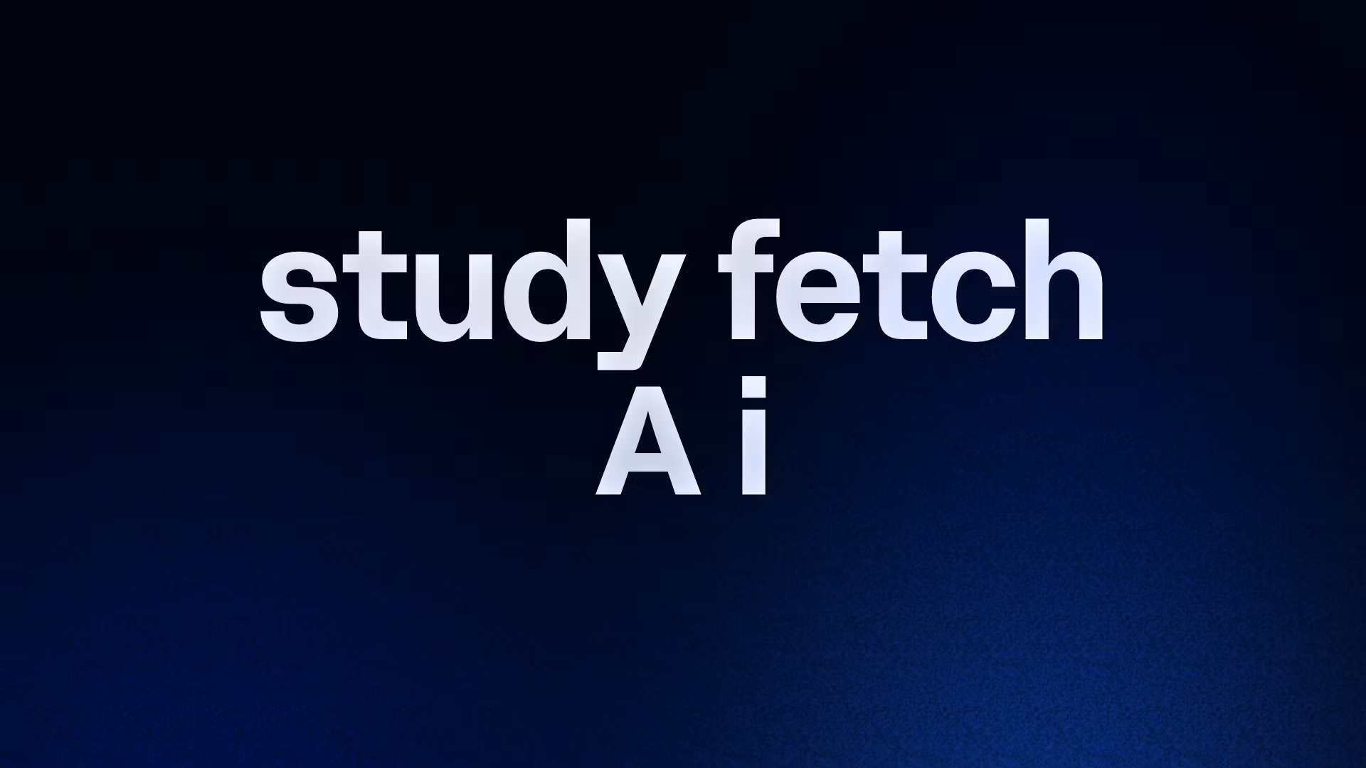 study fetch Ai
