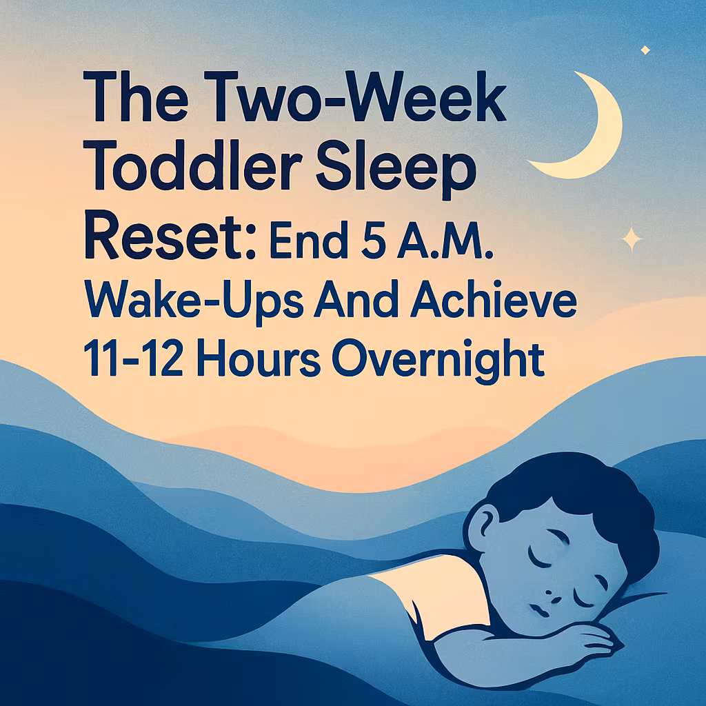 THE TWO WEEK TODDLER SLEEP RESET