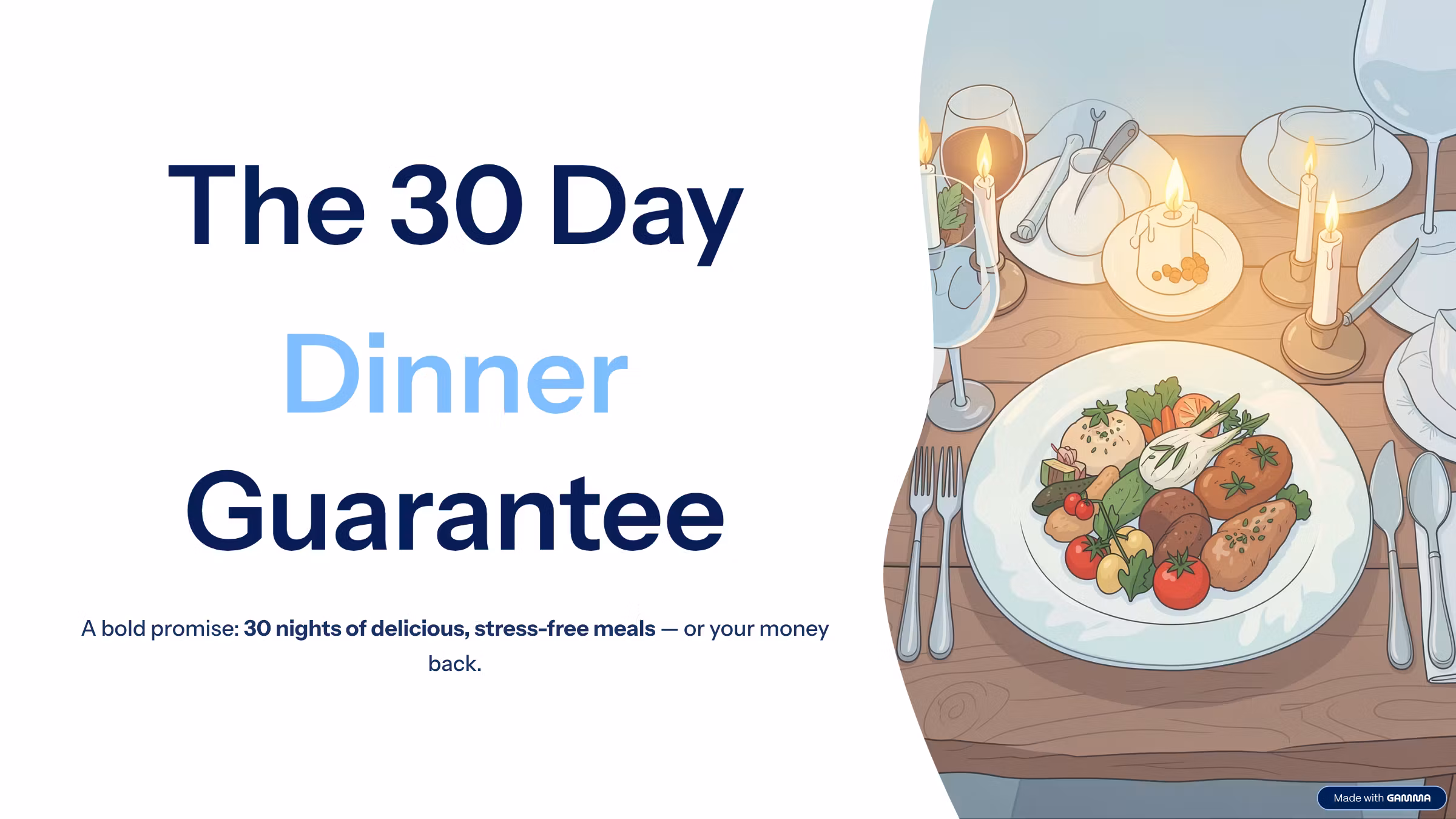 The 30 Day Dinner Guarantee