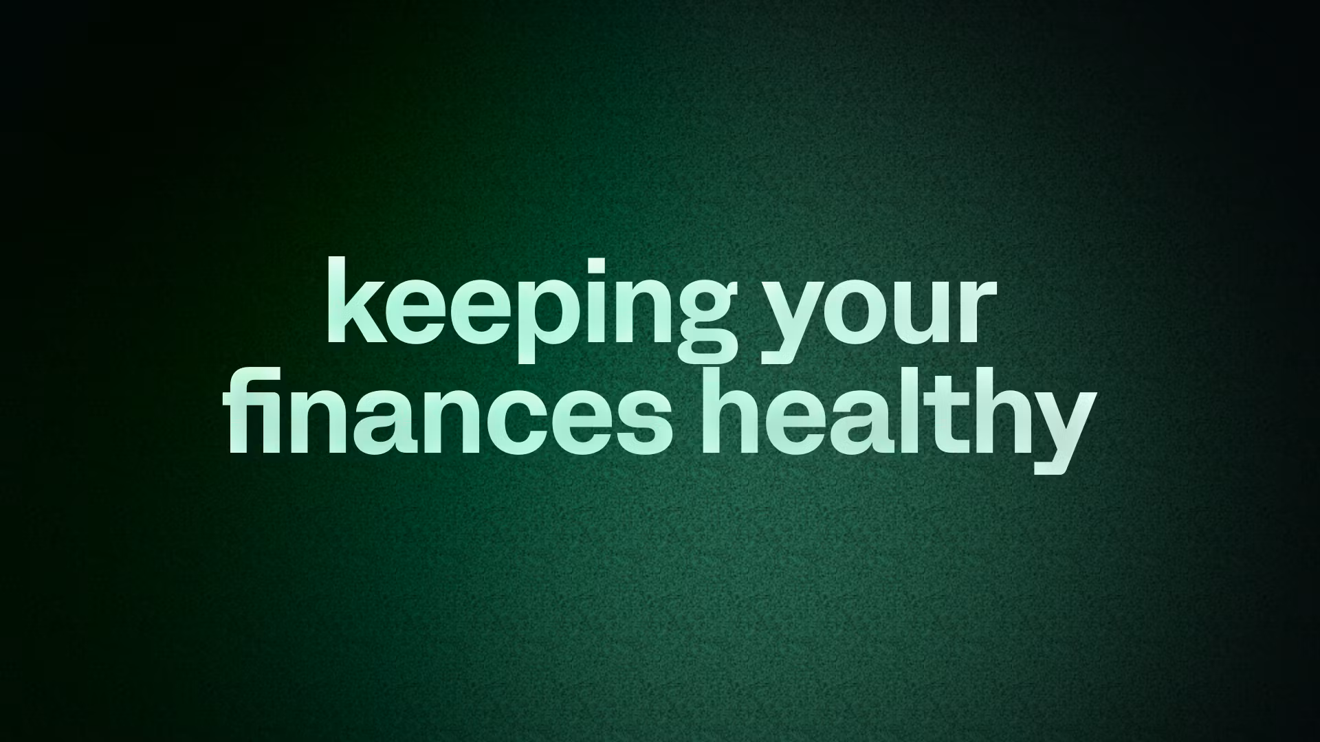guide to managing your finance