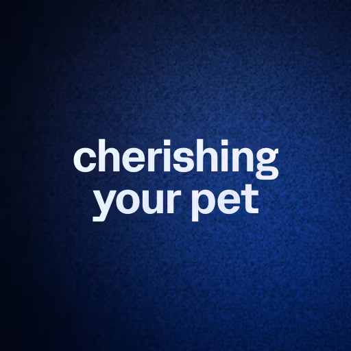 cherishing your pet