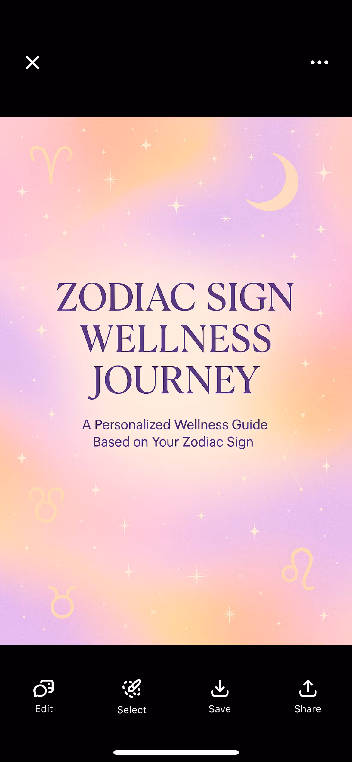 Zodiac Sign Wellness Journey 
