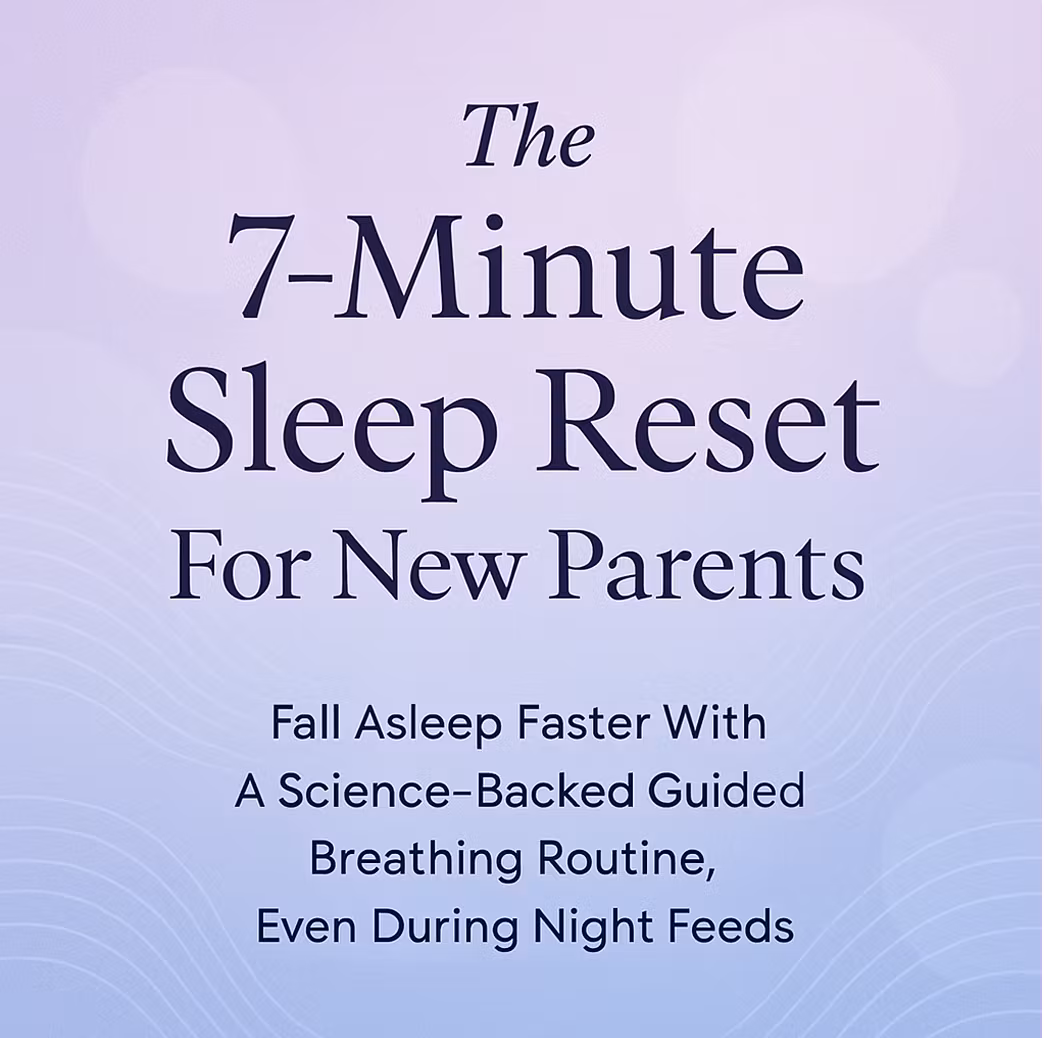 Sleep reset for new parents