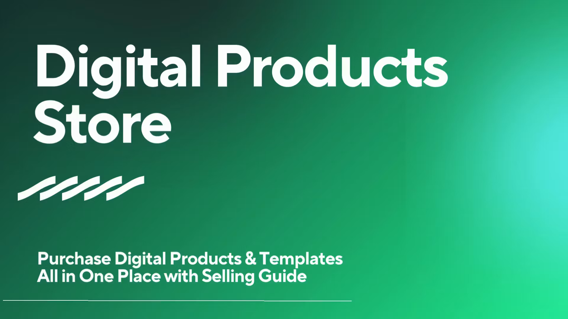Digital Products Store
