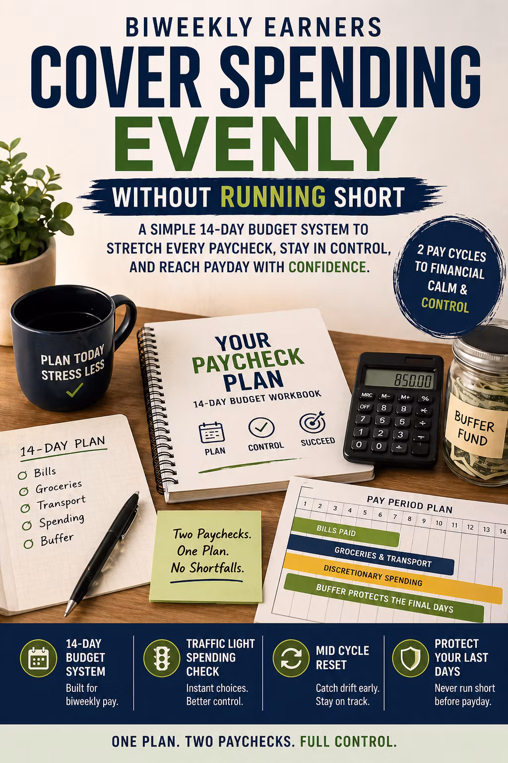 Biweekly Earners Cover Spending Evenly