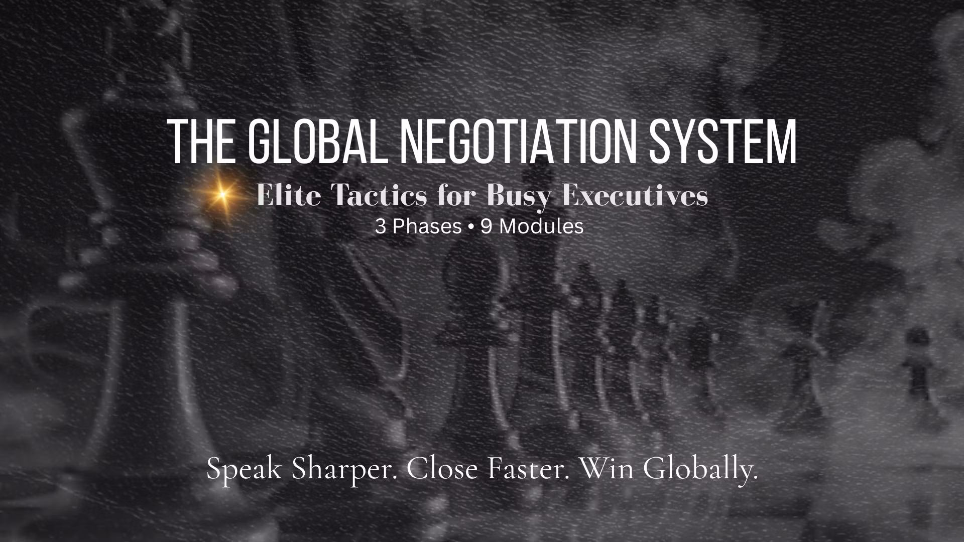Global Negotiation System