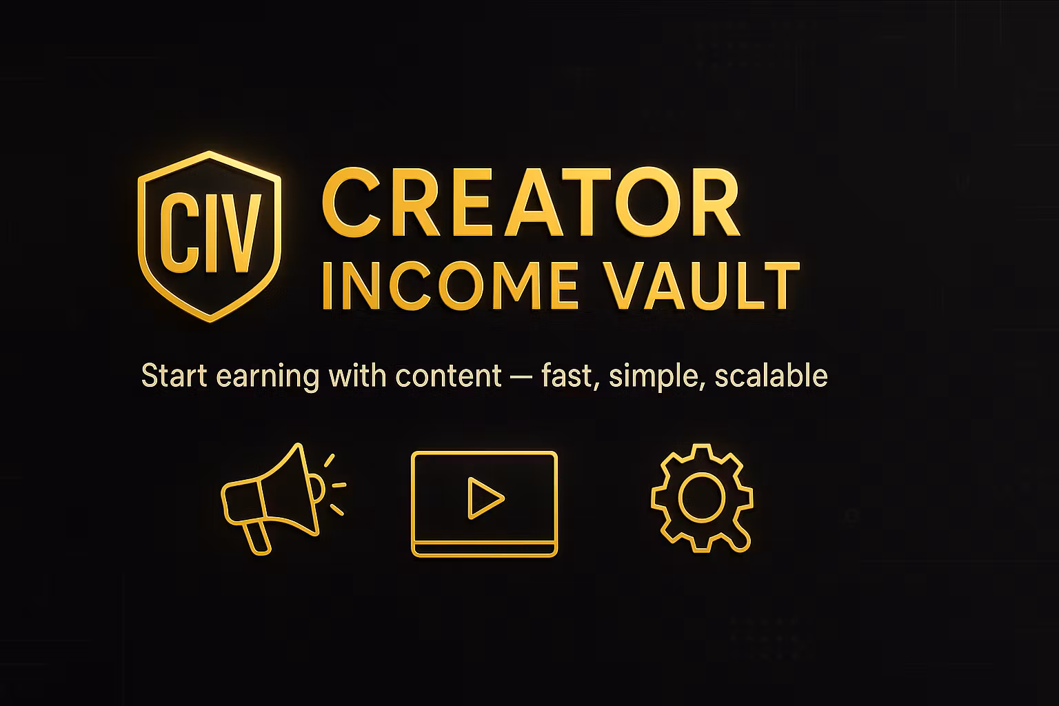 @CREATOR INCOME VAULT