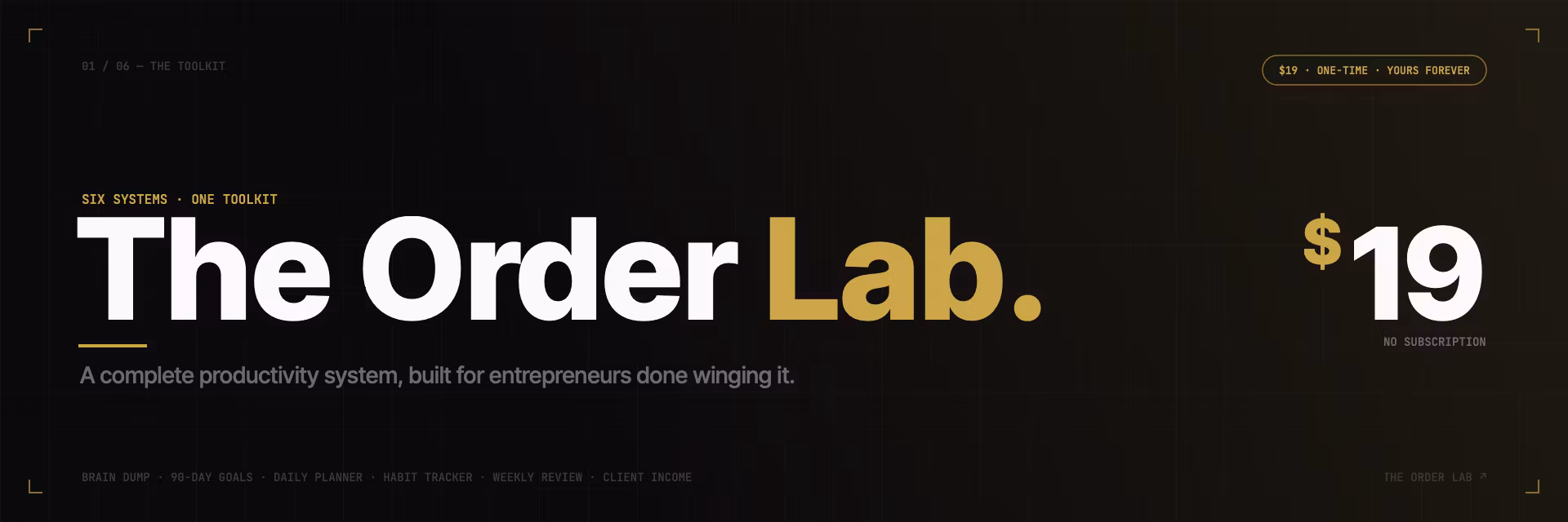 The Order Lab