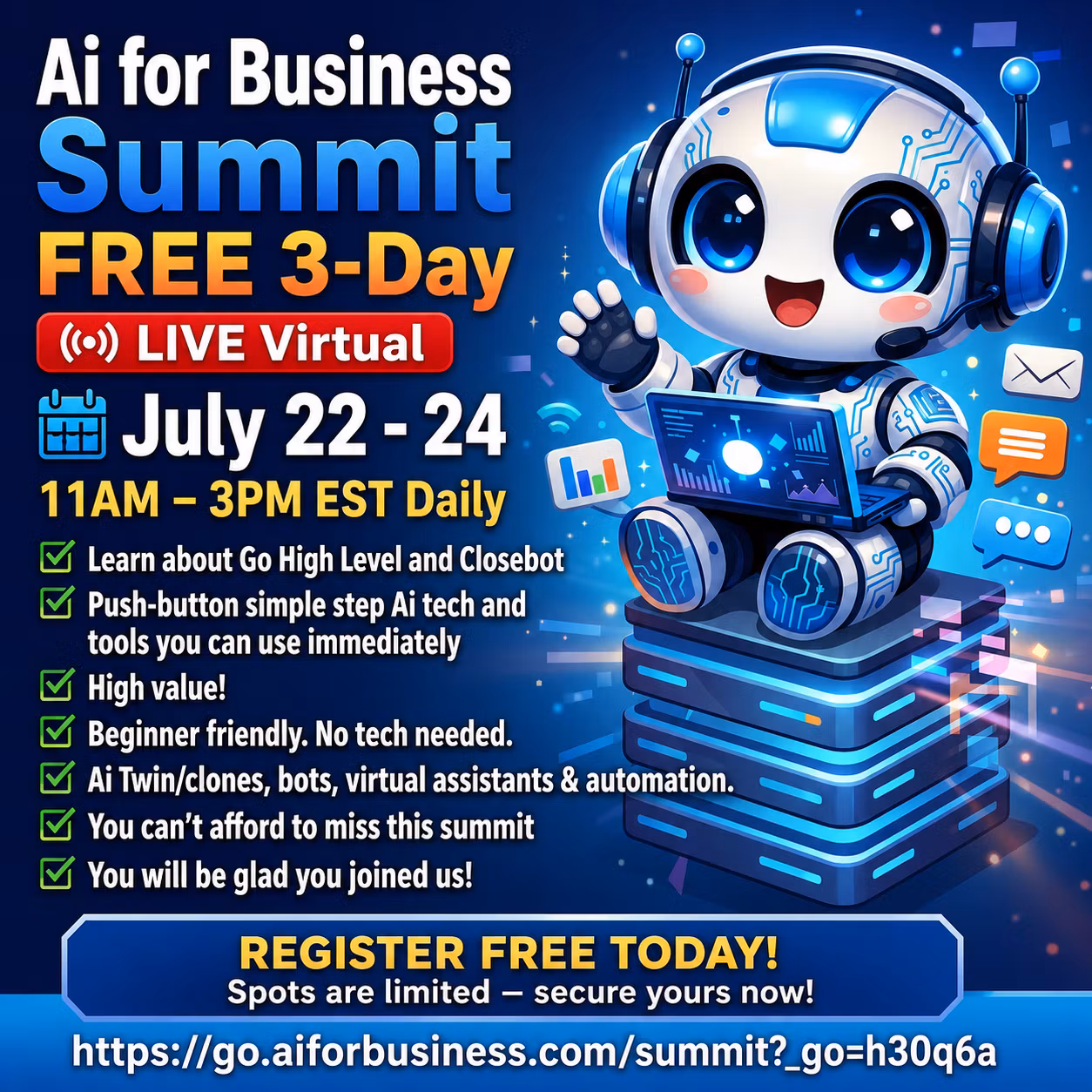 FREE Ai workshop for Business & Everyone