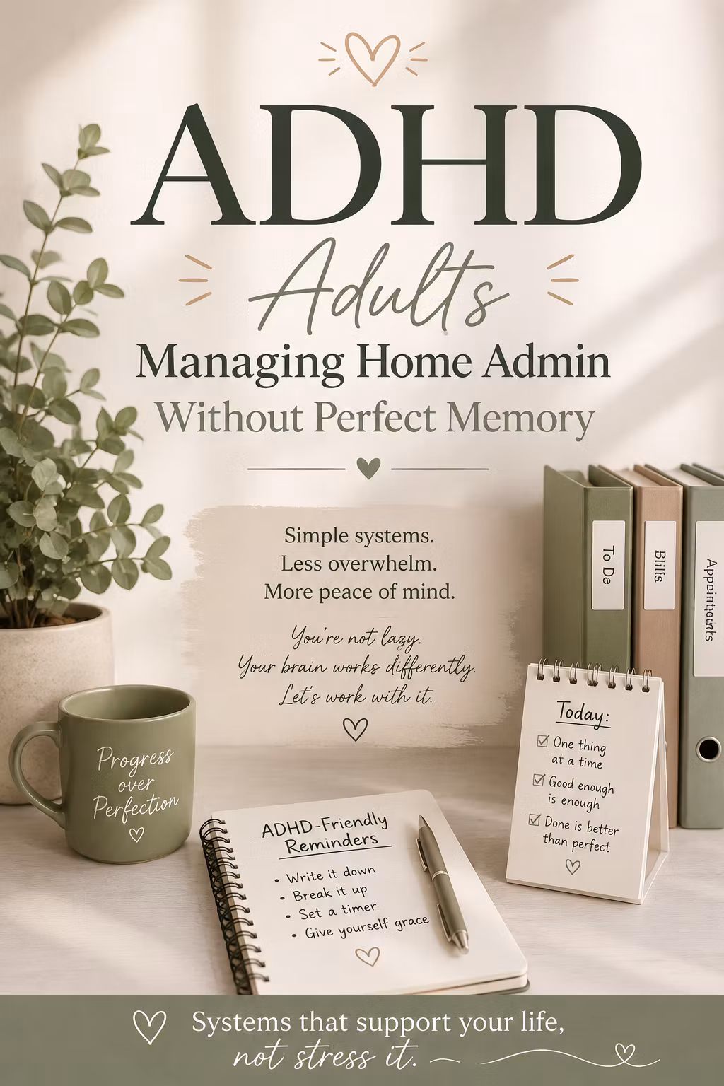 ADHD Adults Managing Home Admin Without 
