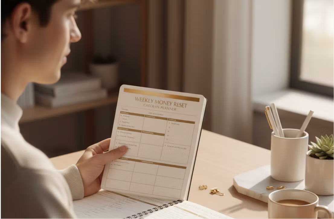 A simple check-in system for staying on track all month.