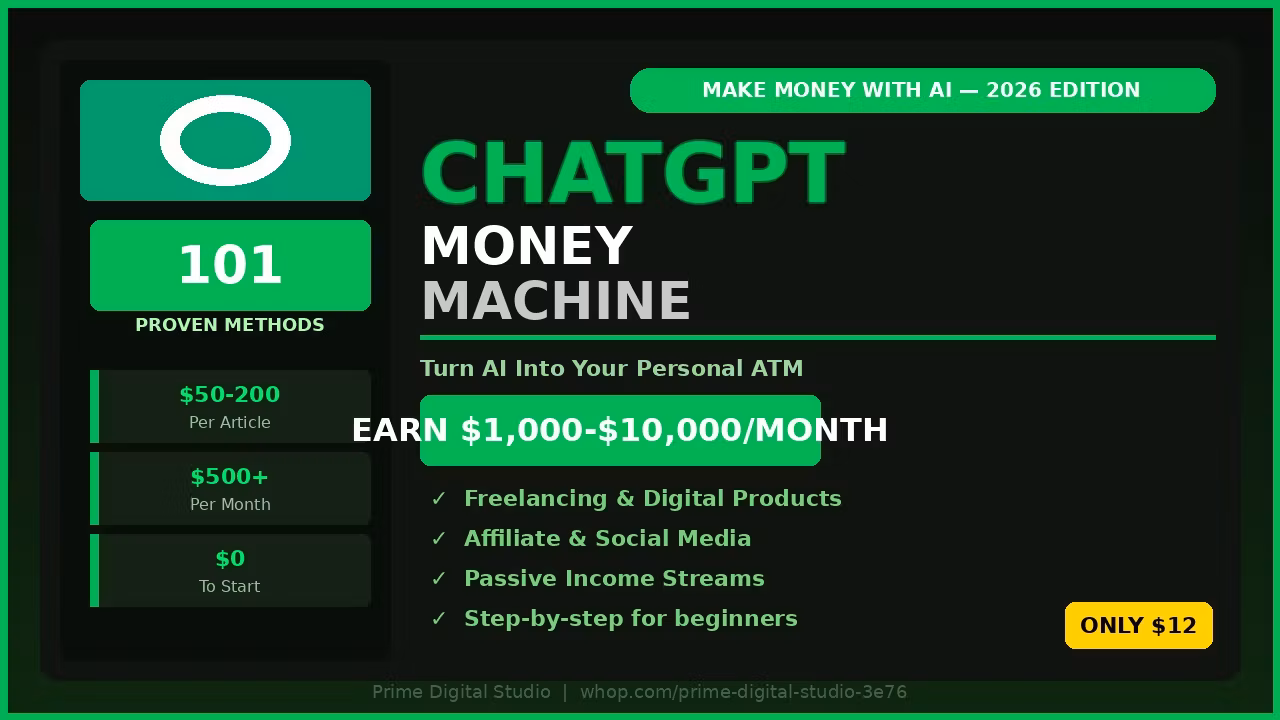 ChatGPT Money Machine 2026