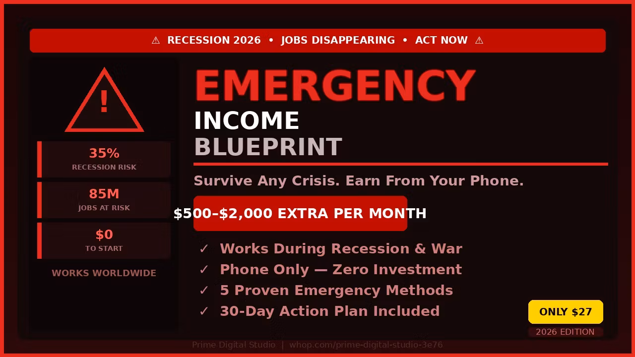 Emergency Income Blueprint 2026