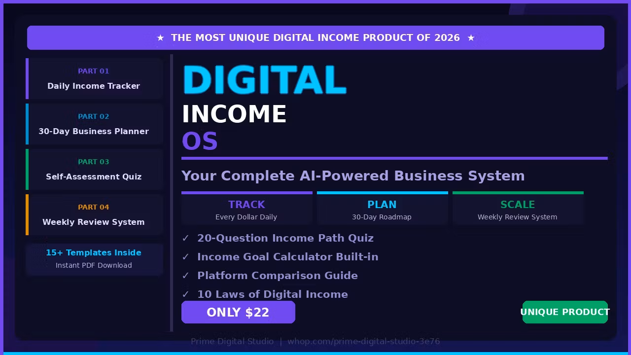 Digital Income OS 2026