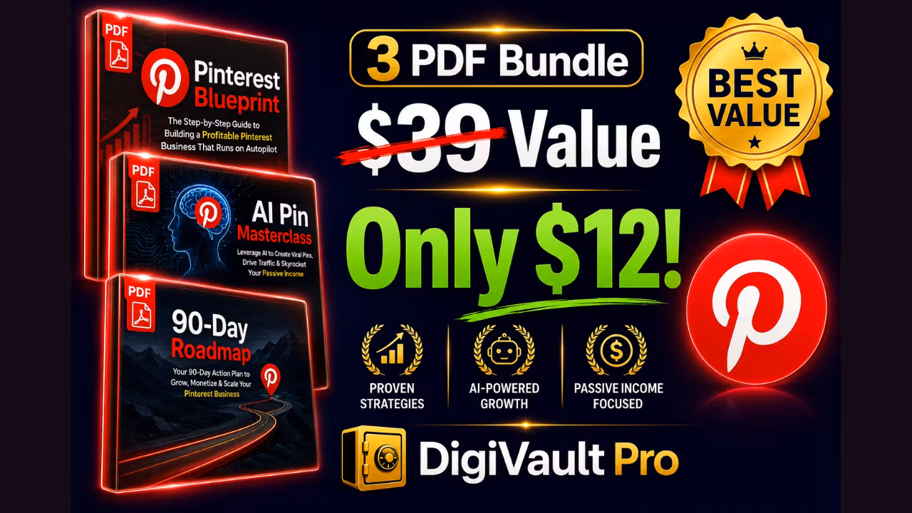 Pinterest Passive Income Bundle 2026 📌