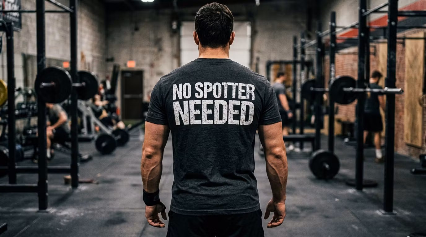 No Spotter Needed Tee