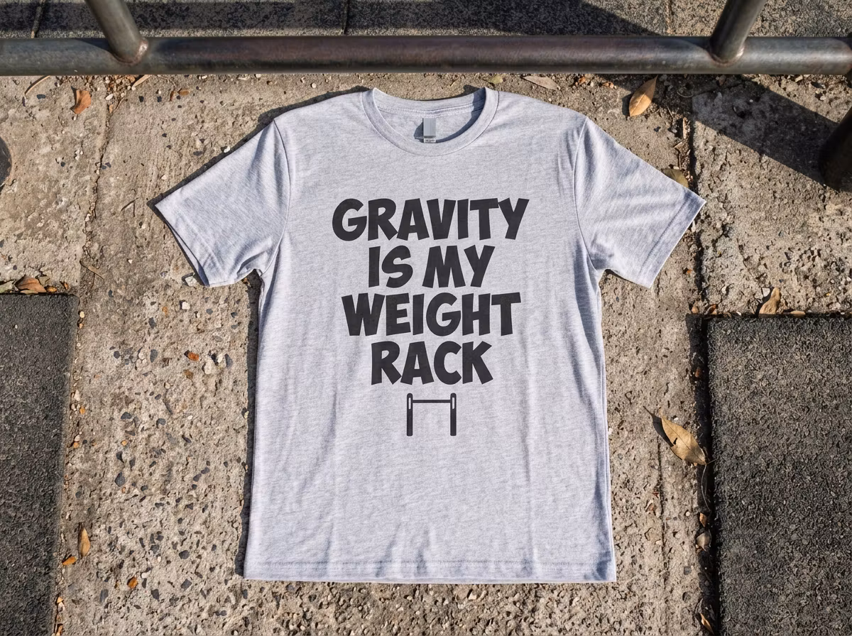 Gravity Is My Weight Rack Tee