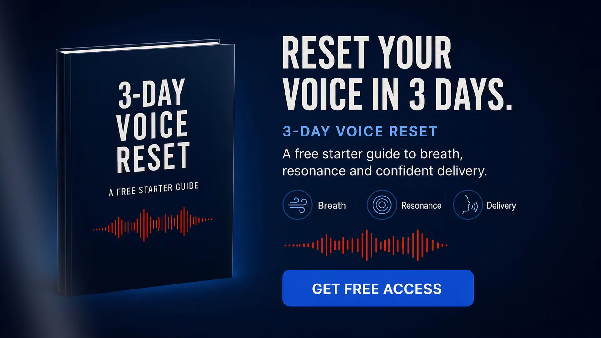 Free 3-Day Voice Reset