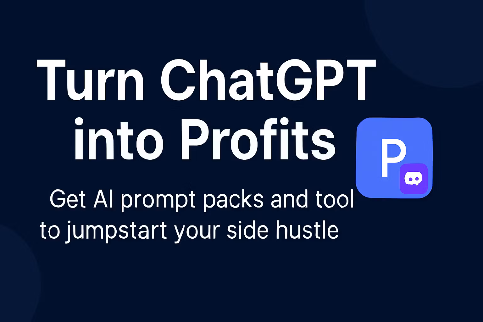 Prompt2Profit 