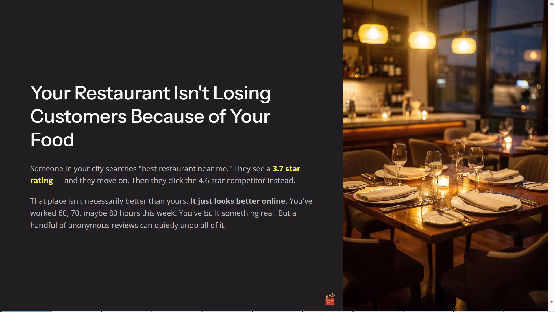 Restaurant Ratings Accelerator