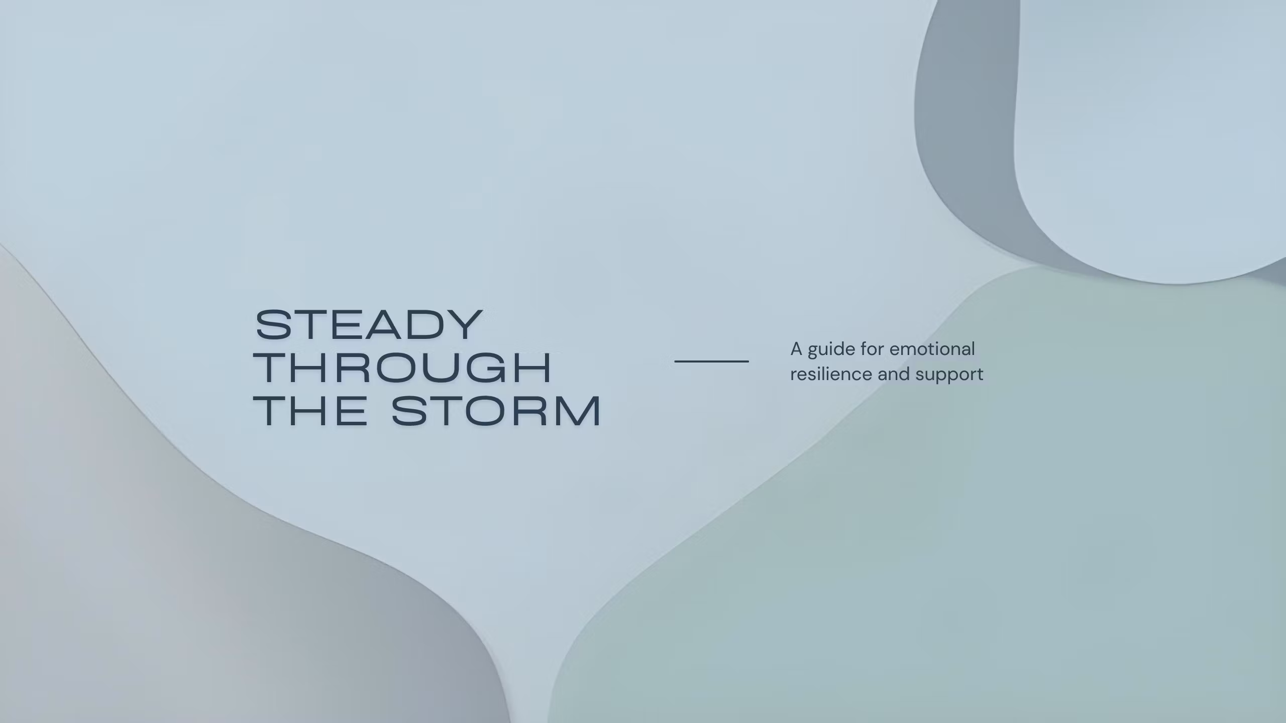 Steady Through The Storm