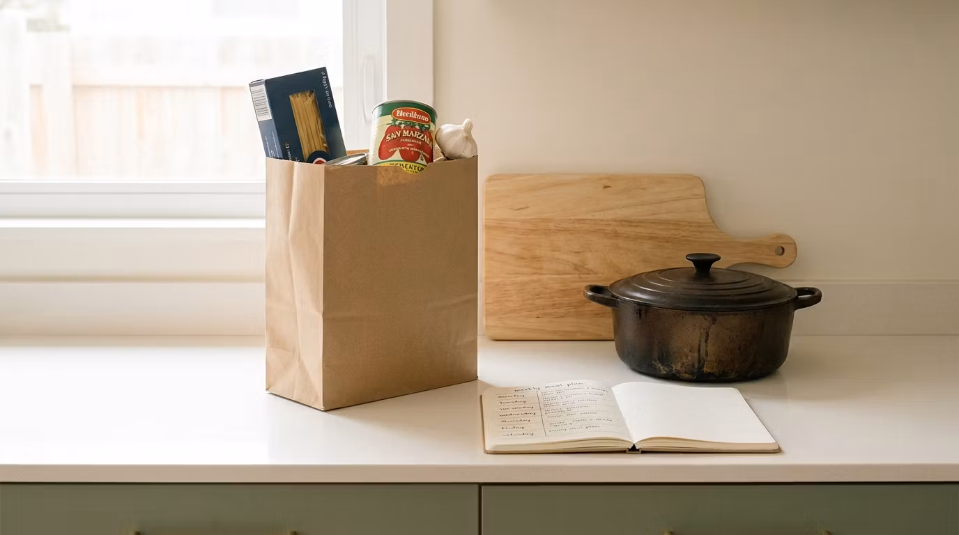 The No-Stress Dinner Framework for Non-Cooks