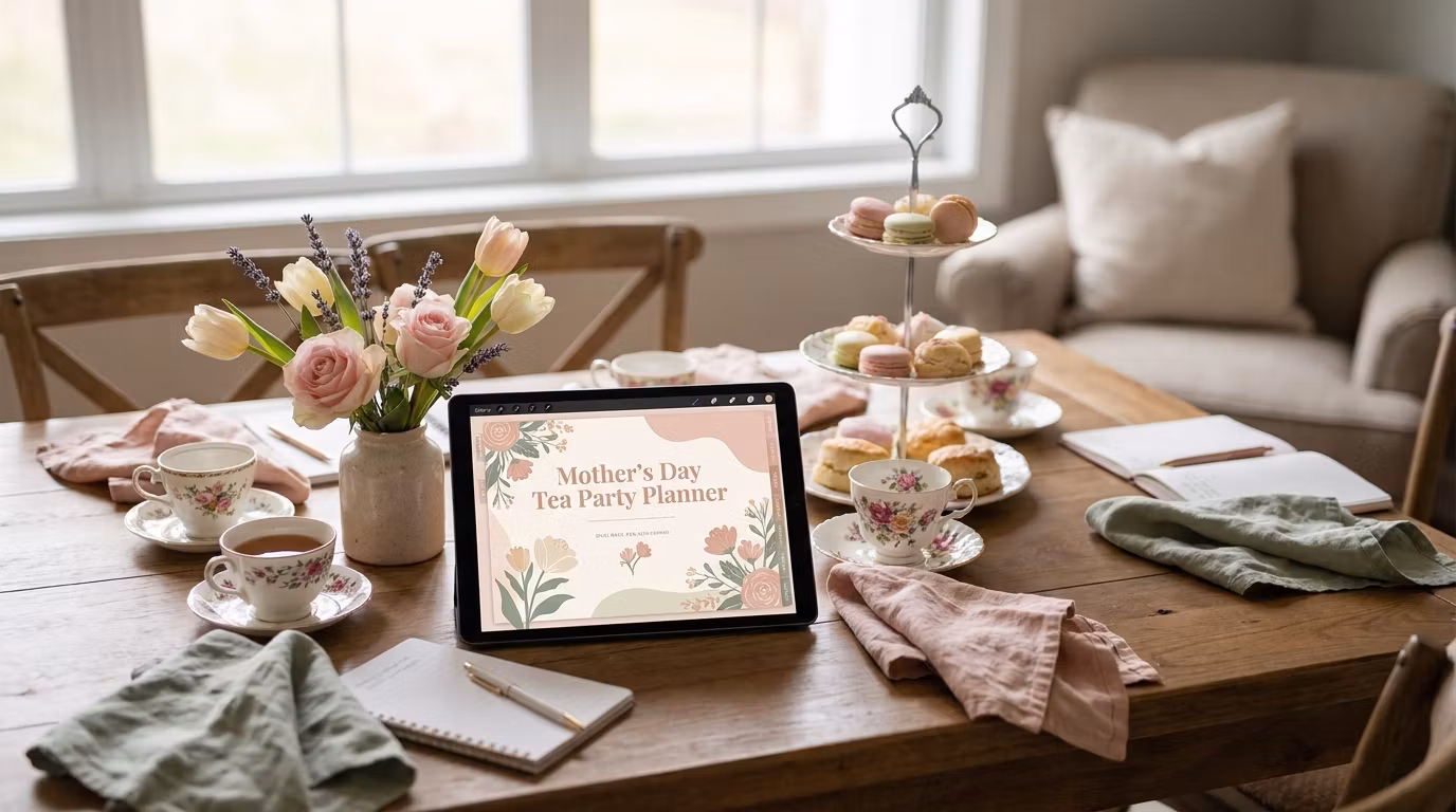 Mother's Day Tea Party Planner