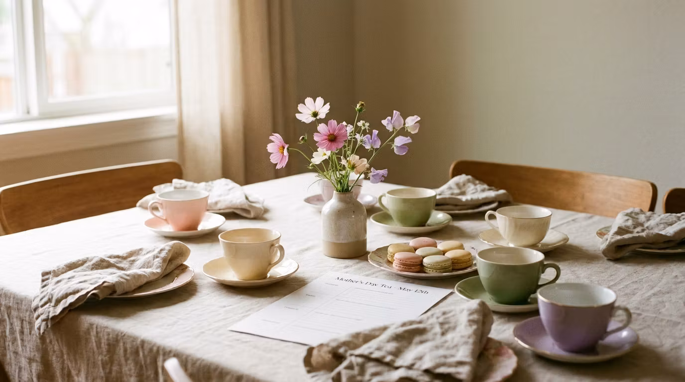 Mother's Day Tea Party Planner