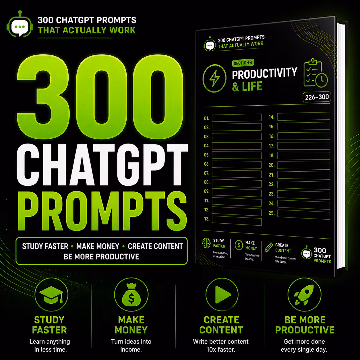 300 ChatGPT Prompts
