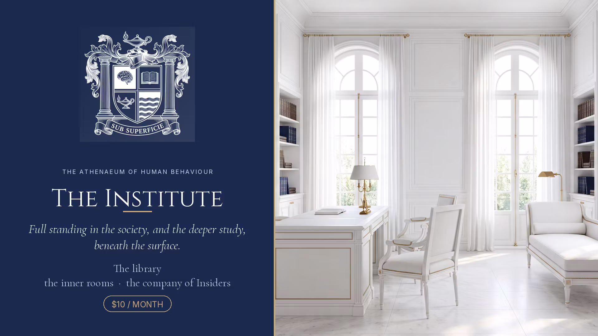 The Institiute Membership